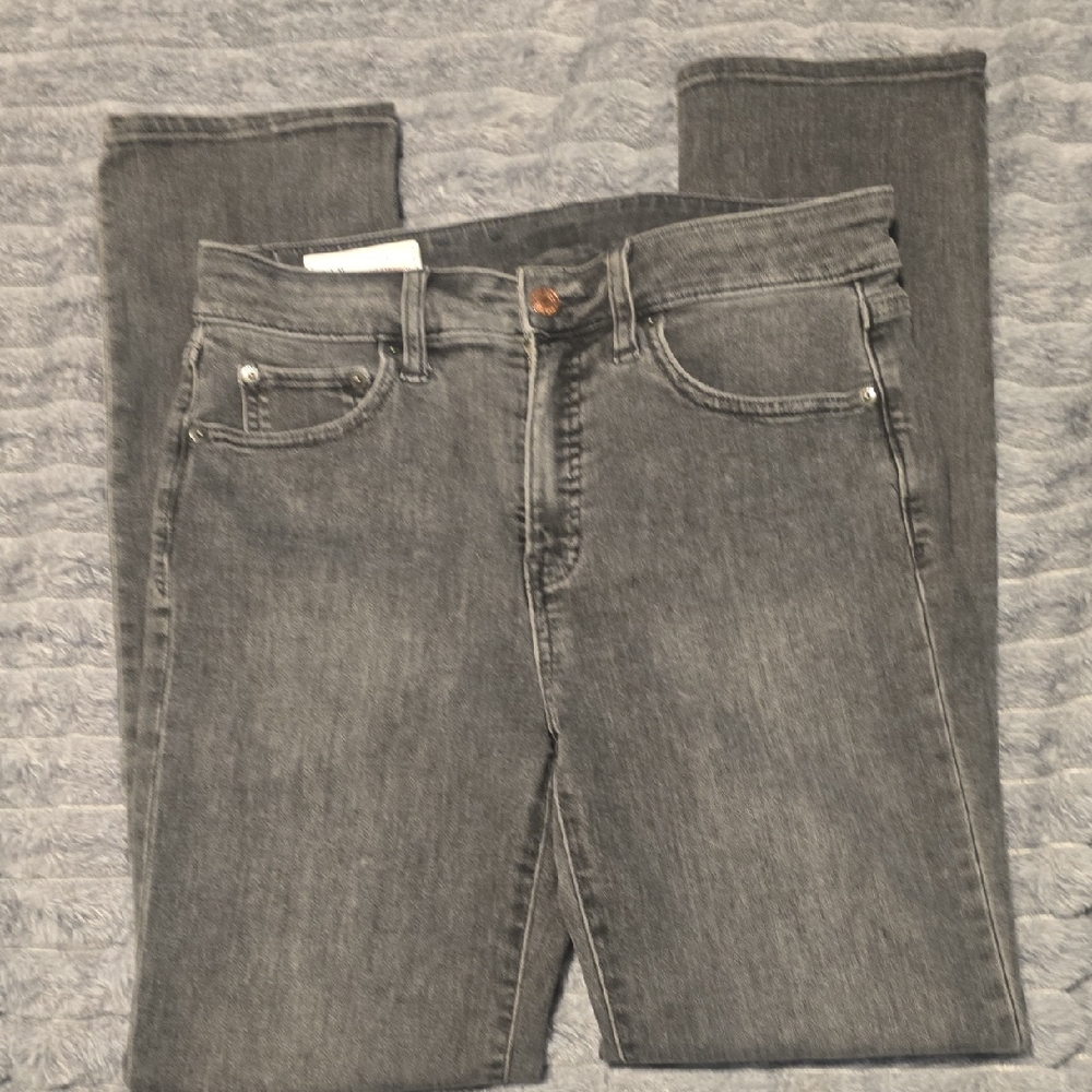GAP Women's Gray Straight High Rise Size 27 / 4 R